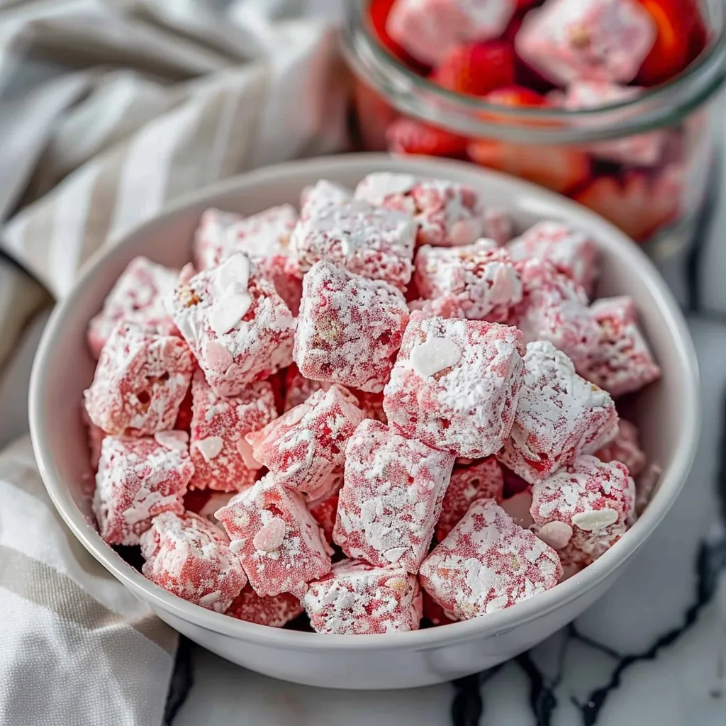Delicious Strawberry Shortcake Puppy Chow Recipe Must Try