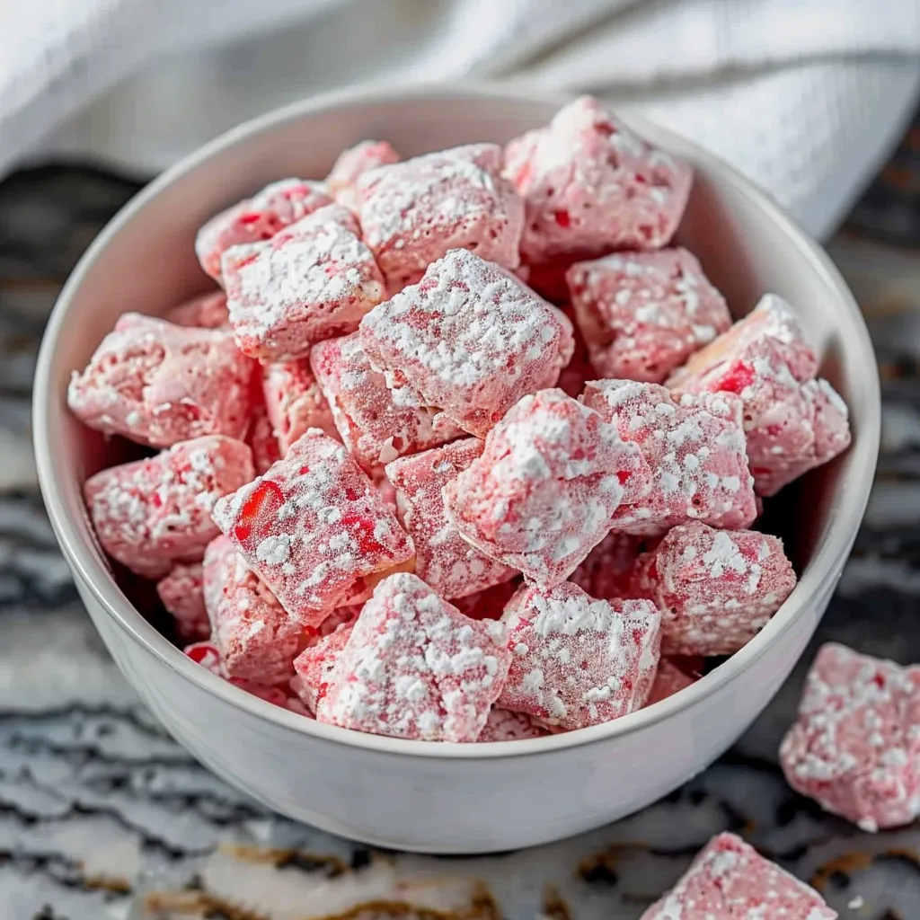 Strawberry Shortcake Puppy Chow
