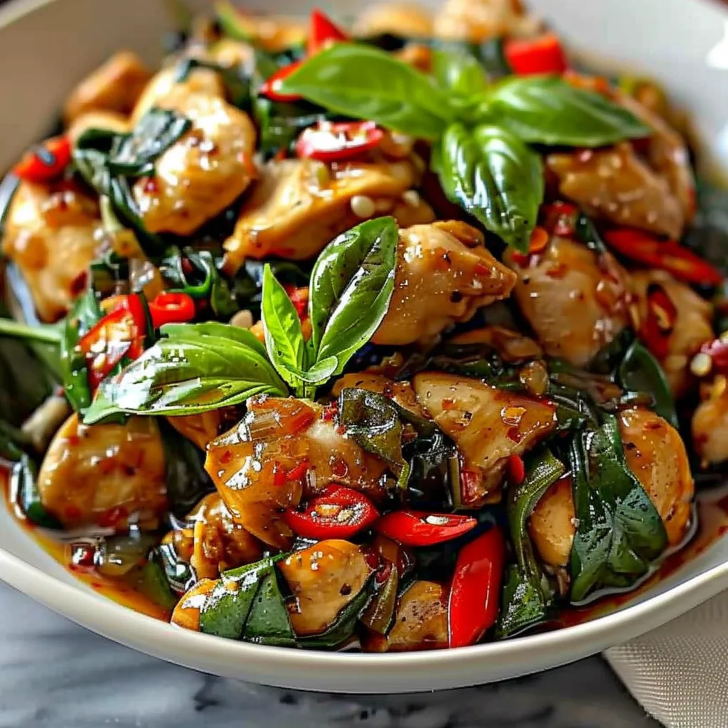 Thai Basil Chicken