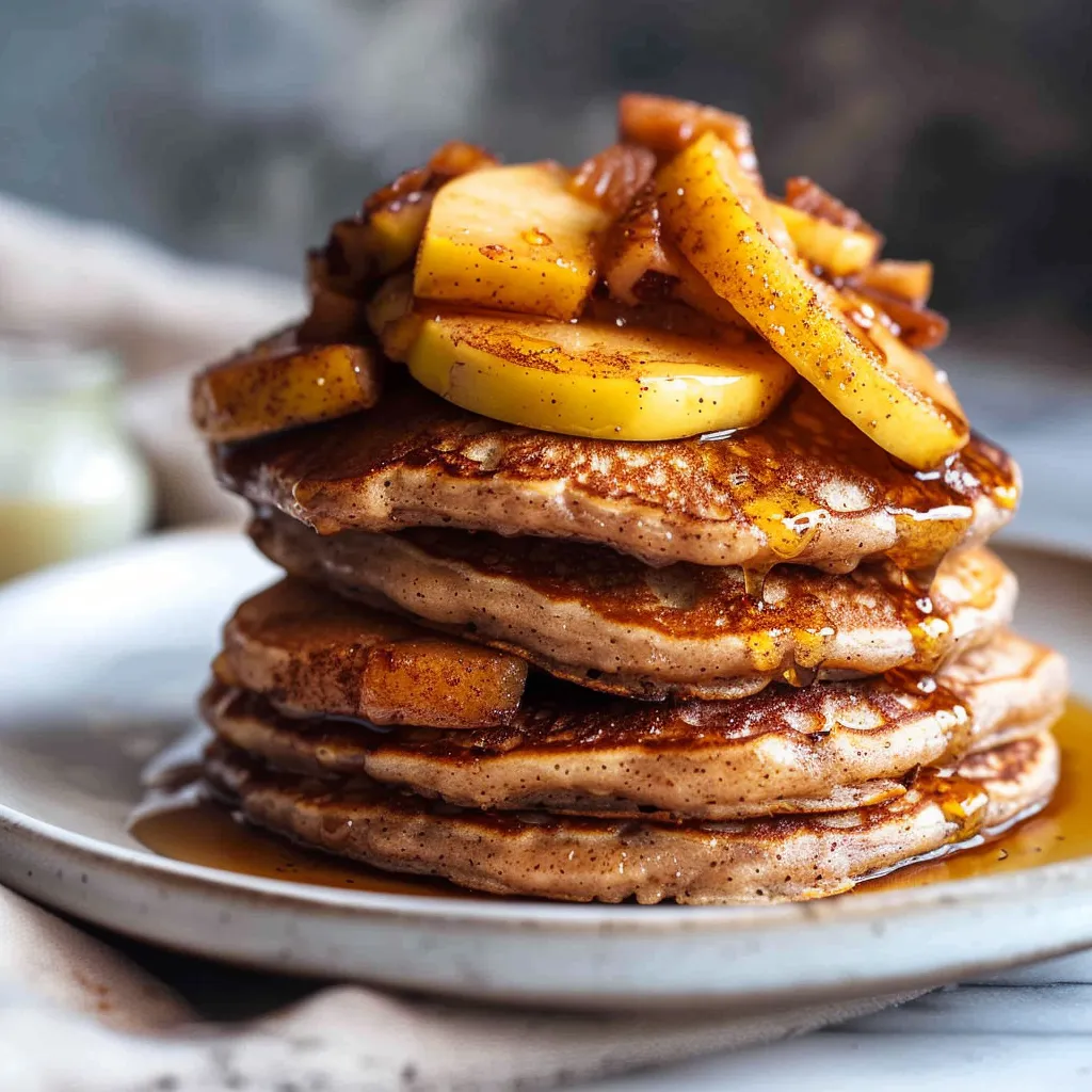 Irresistible Apple Cinnamon Pancakes Easy Fall Breakfast Recipe