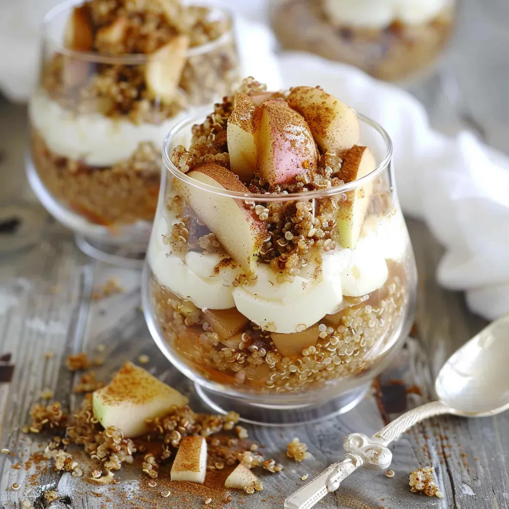 Apple Cinnamon Quinoa Parfait