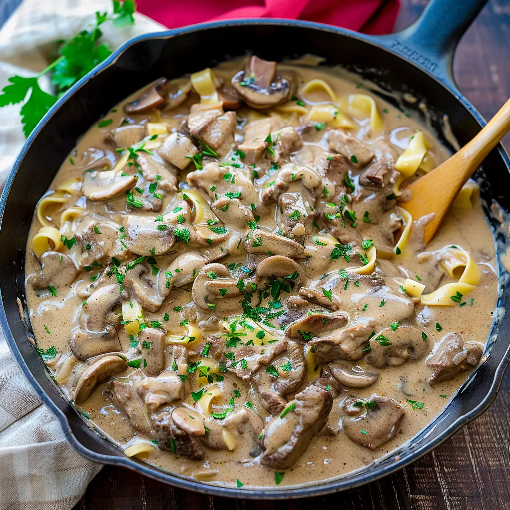 Beef Stroganoff