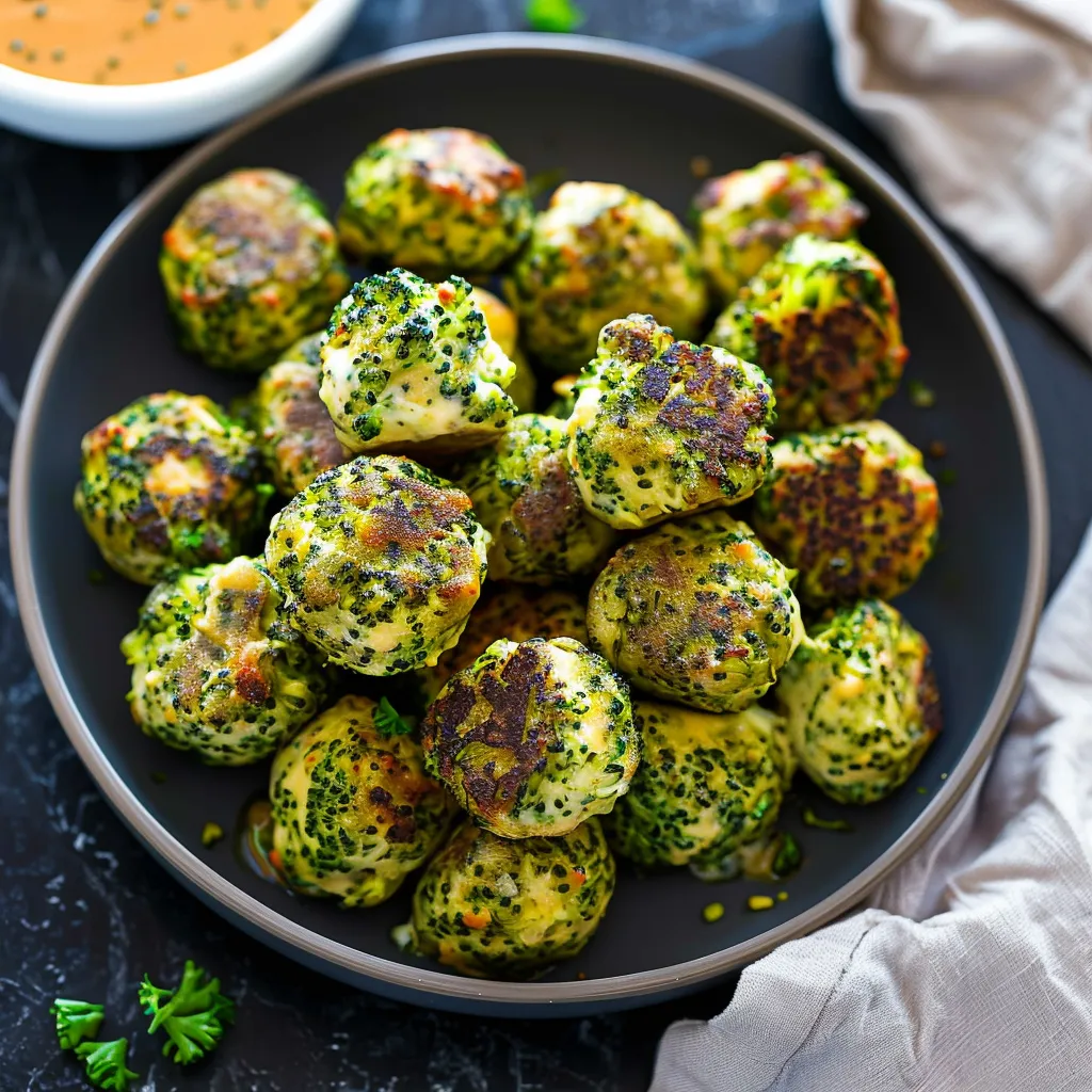 Broccoli Cheese Balls: Low Carb Keto