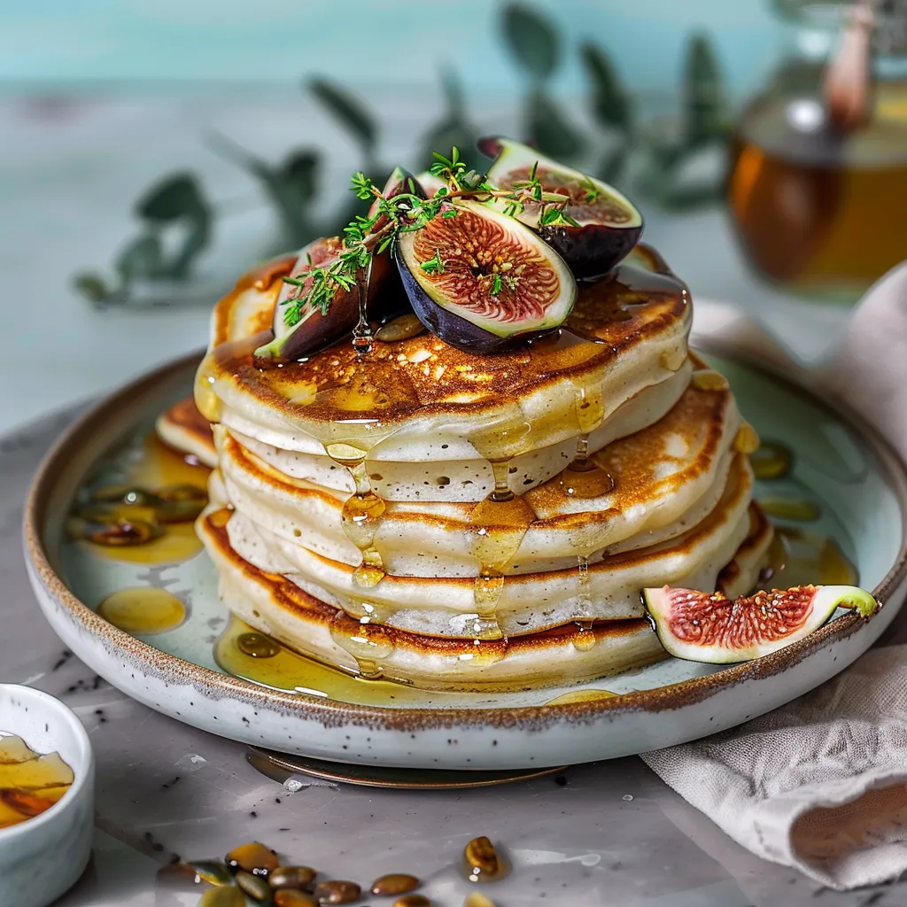 Buttermilk Pancakes and Honey Roasted Figs
