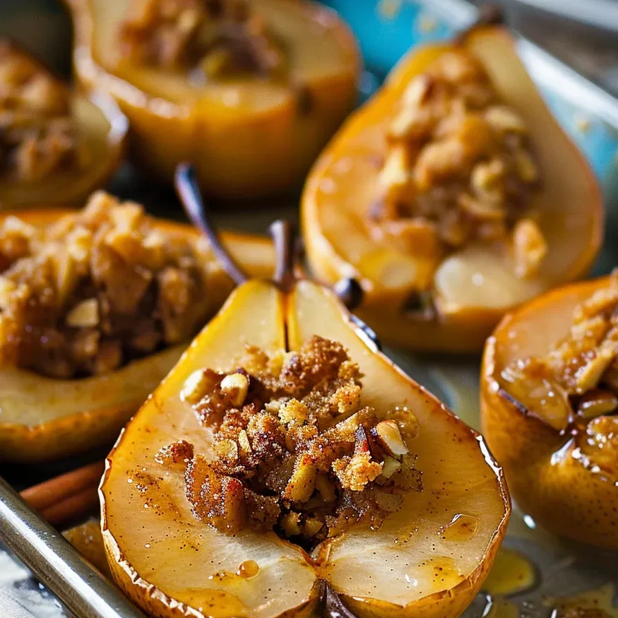 Cinnamon Stuffed Pears