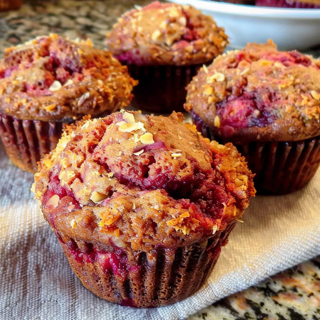 Cozy Beet Muffins
