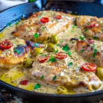 Creamy Pepperoncini Chicken Skillet