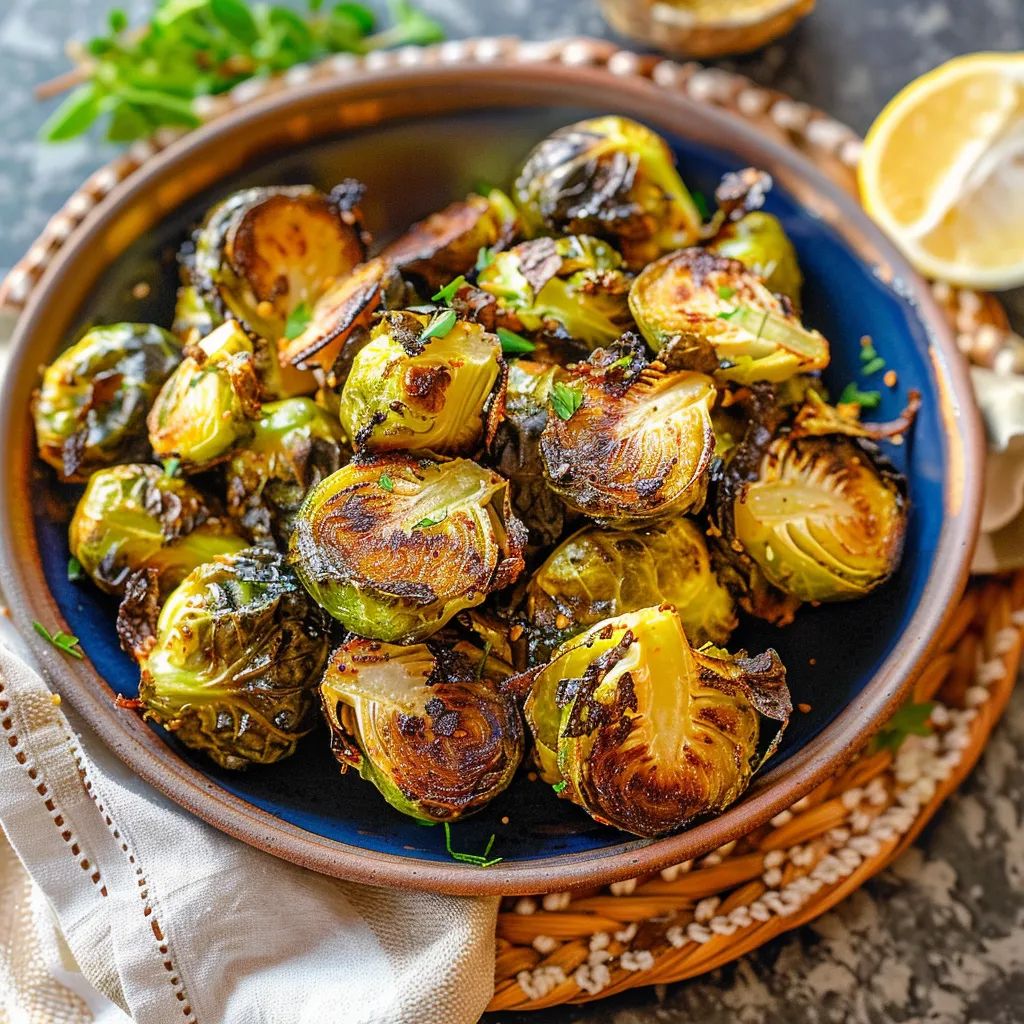 Crispy Smashed Brussels Sprouts