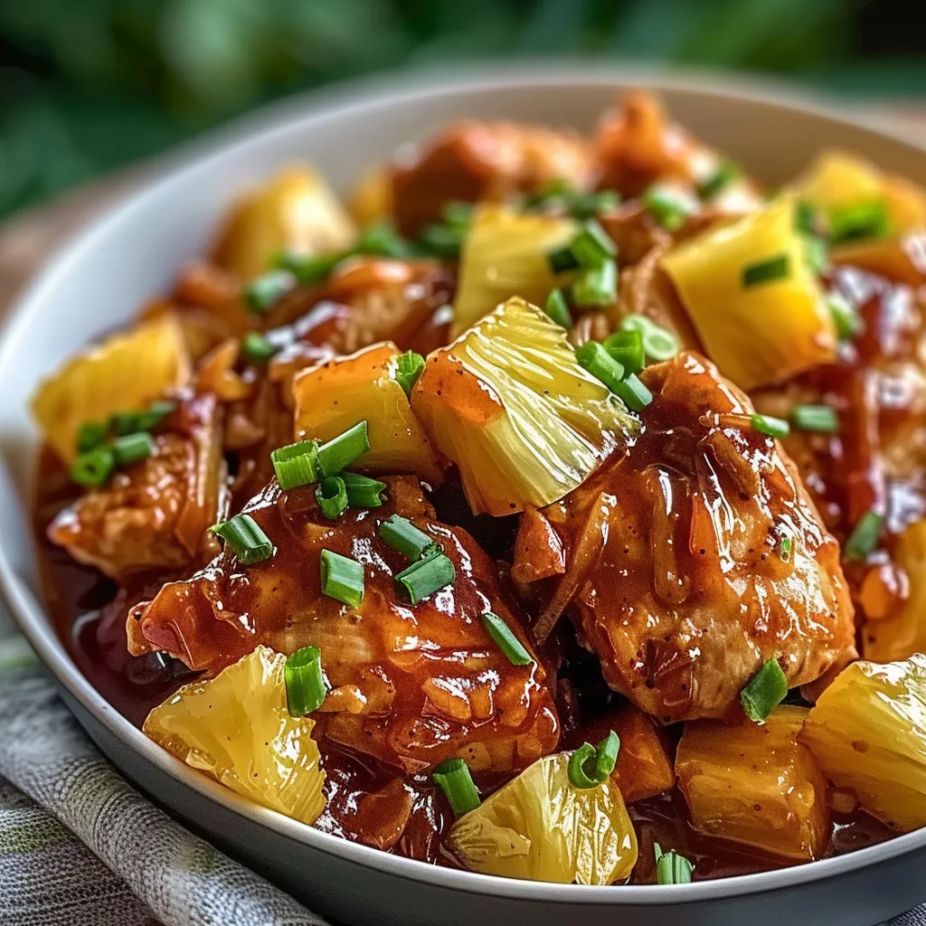 Delicious Crockpot Pineapple BBQ Chicken Recipe You’ll Love