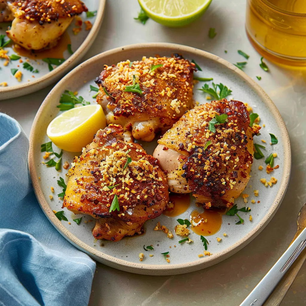 Deviled Chicken Thighs