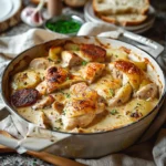 French Chicken Casserole a la Normande