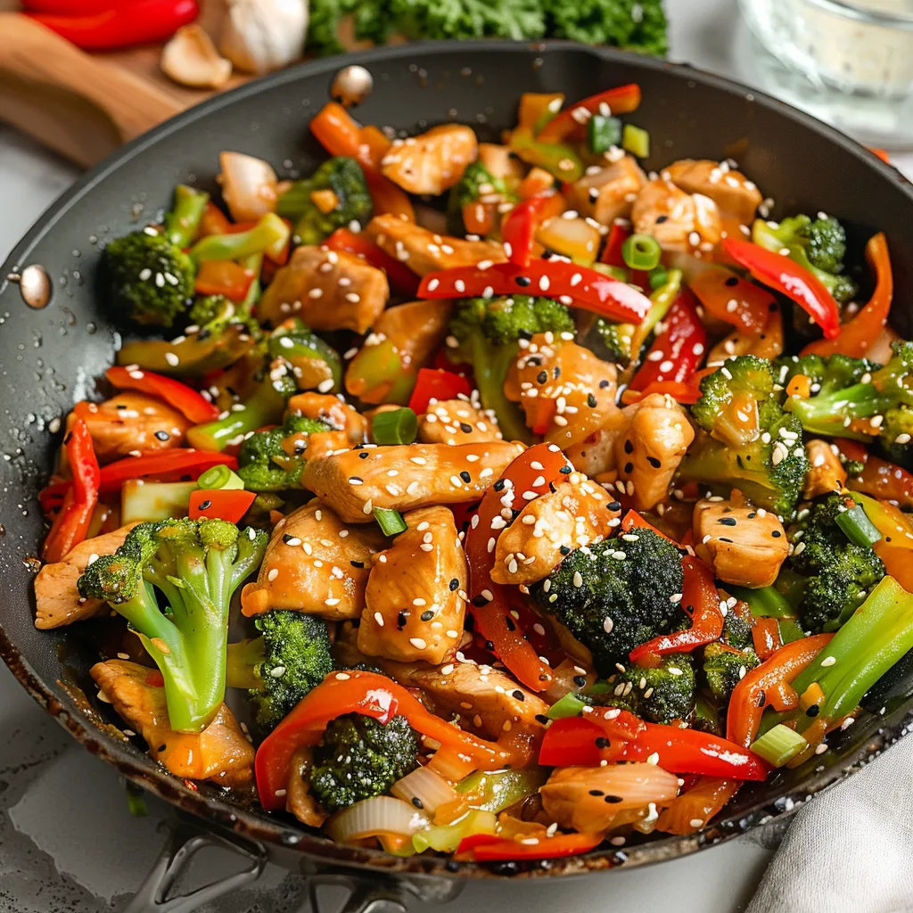 Ginger Chicken Stir Fry