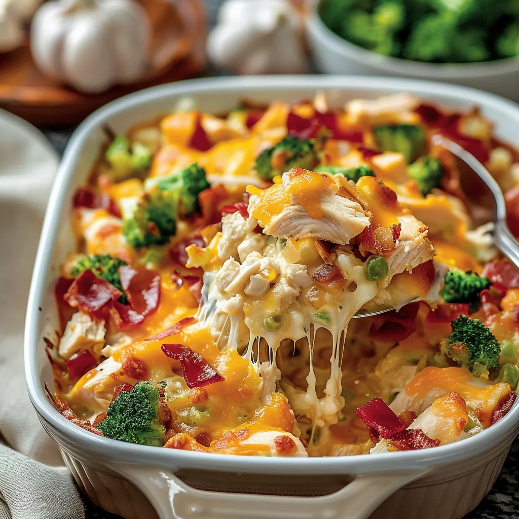 Delicious Low Carb Chicken Casserole Easy Healthy Recipe