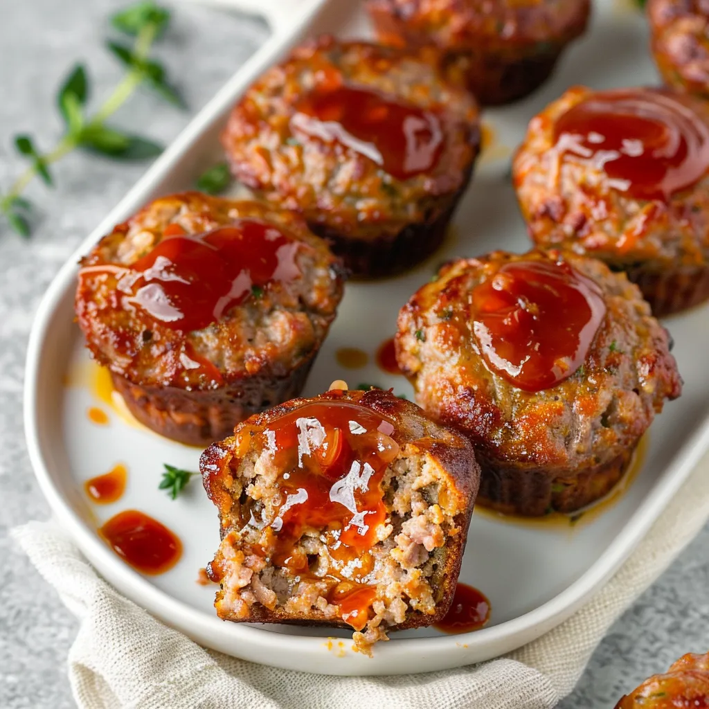 Mini Meatloaf Muffins