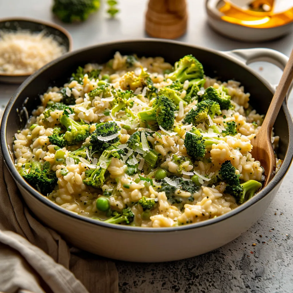Easy No-Bake Broccoli Risotto Delicious Healthy Recipe
