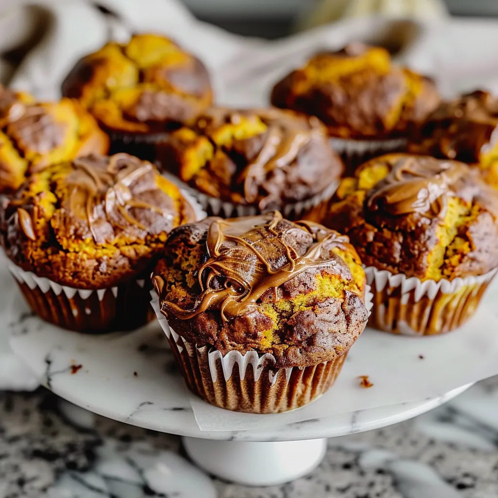 Irresistible Nutella Swirl Pumpkin Muffins Falls Best Treat