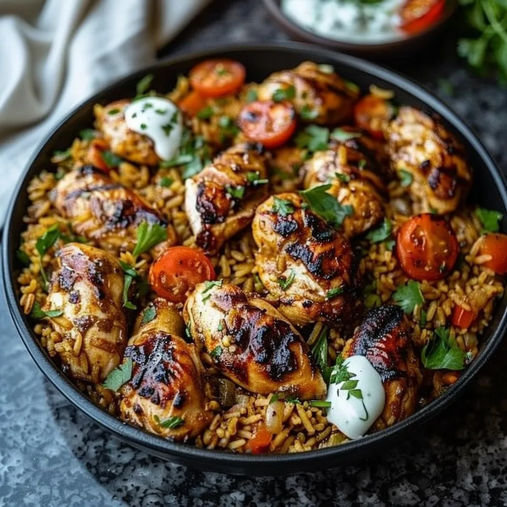 Easy One Pot Shawarma Chicken Rice Flavorful Delight