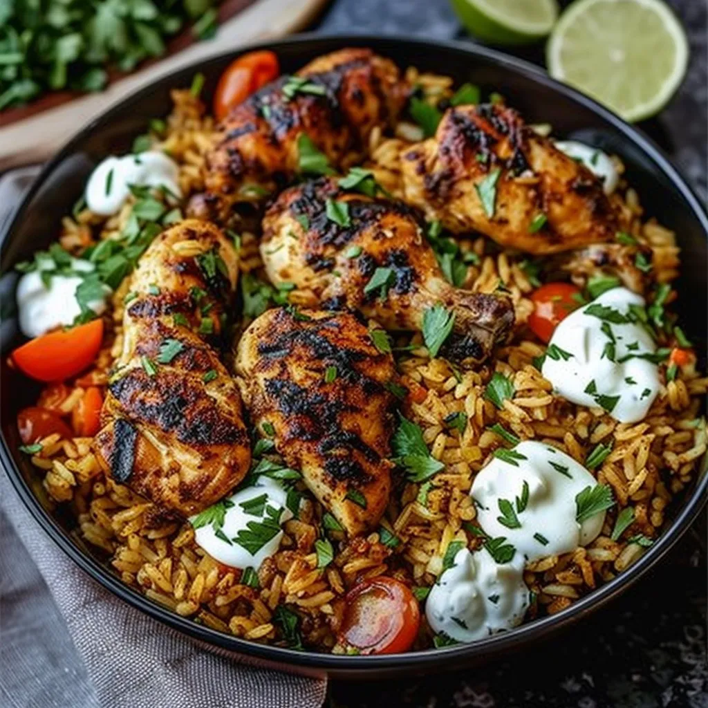 One Pot Shawarma Chicken And Rice