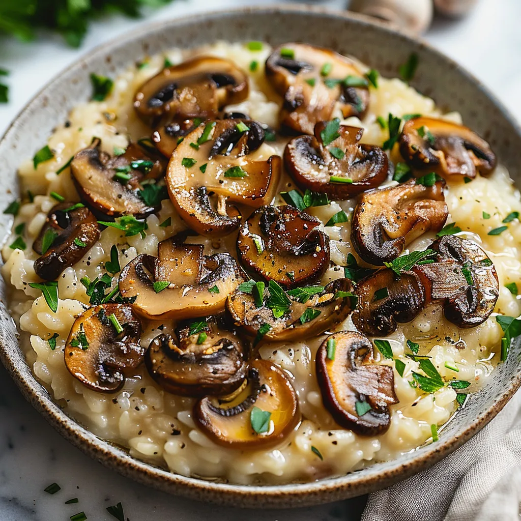 Delicious Oven Risotto with Mushrooms Easy Comfort Food Recipe