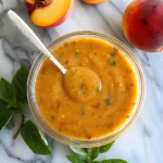 Peach Honey Dijon Balsamic Vinaigrette