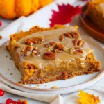 Praline Pumpkin Bars with Brown Sugar Frosting