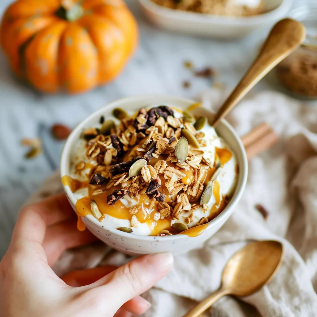 Delicious Pumpkin Pie Yogurt Bowl Healthy Easy Recipe