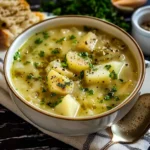 ROASTED GARLIC POTATO SOUP
