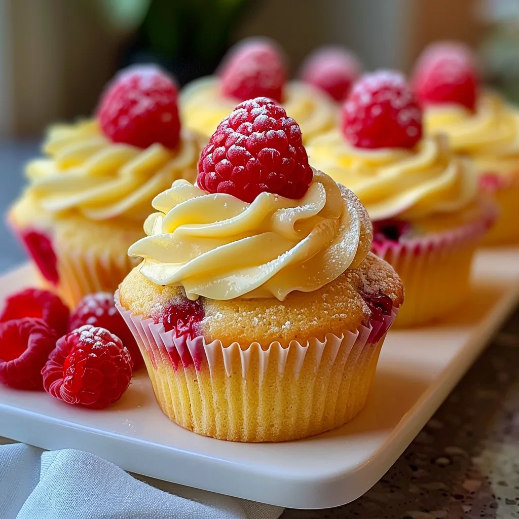 Raspberry Lemon Heaven Cupcakes Irresistibly Delicious Treats