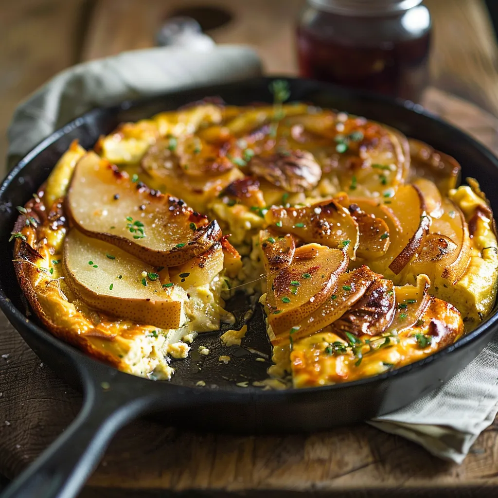 Roasted Pear Frittata