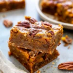 SOFT PUMPKIN PRALINE BARS