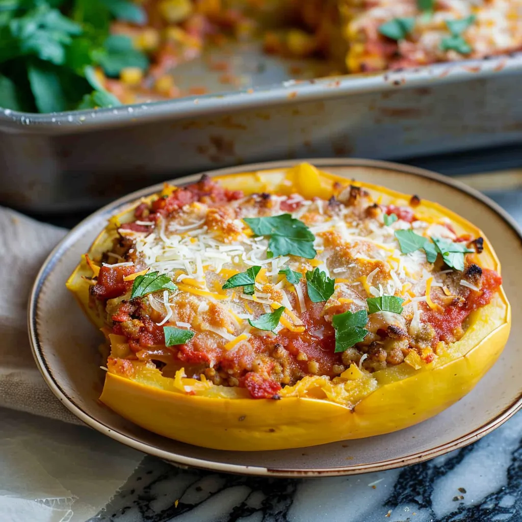 Delicious Stuffed Spaghetti Squash Recipe for Healthy Eating