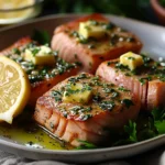 Seared Tuna Steaks with Garlic Herb Butter