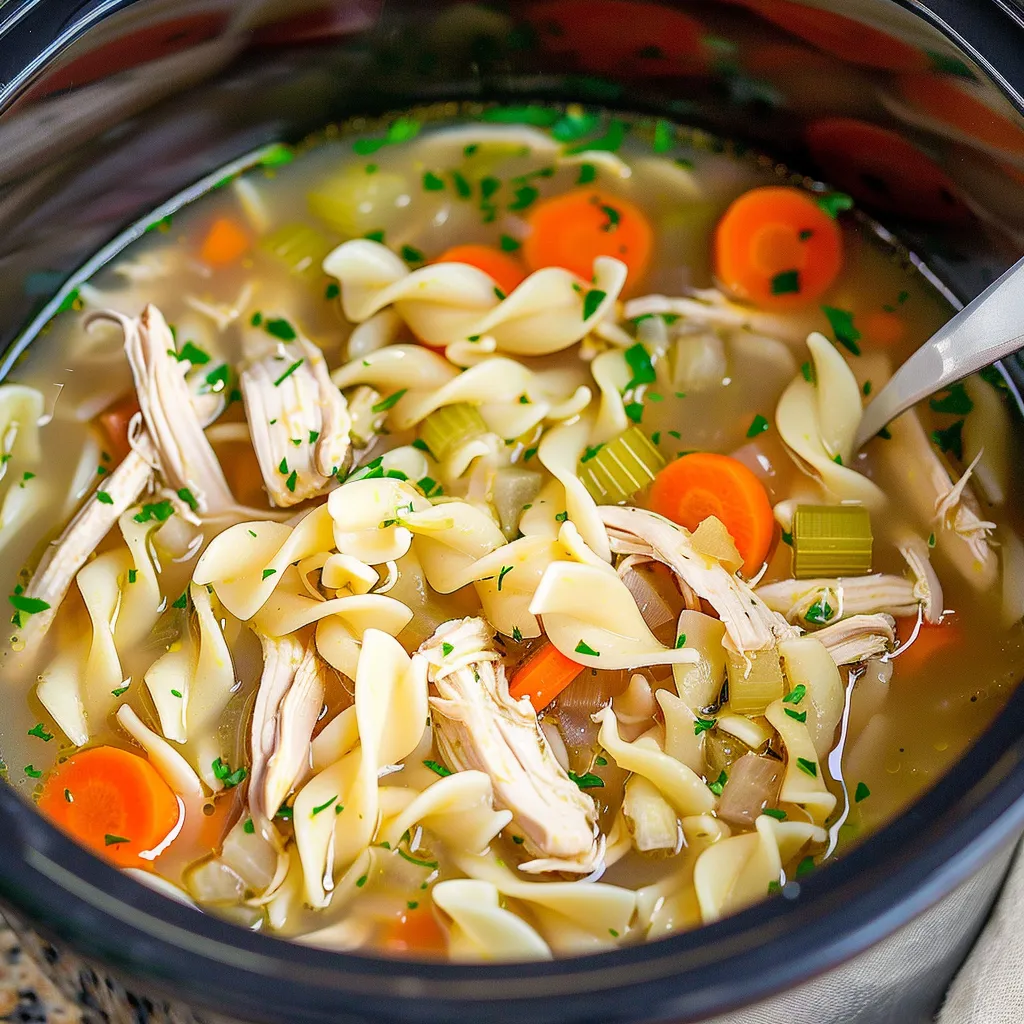 Slow-Cooker Chicken Noodle Soup