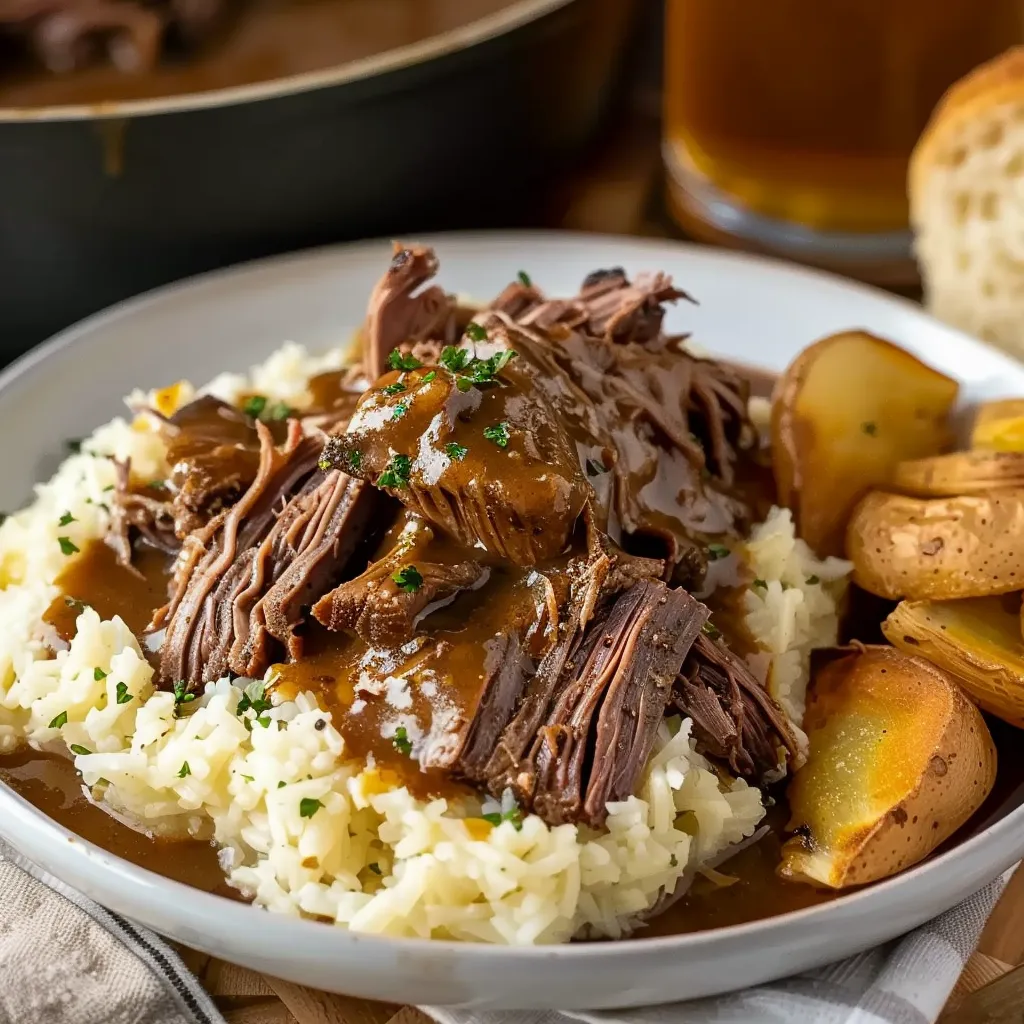 Slow Cooker Beef Manhattan