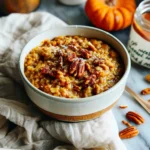 Slow Cooker Pumpkin Pie Oatmeal