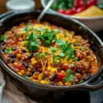 Slow Cooker Taco Casserole