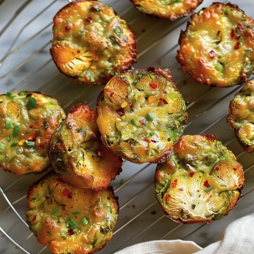 Spiced Brussels Sprouts Muffins