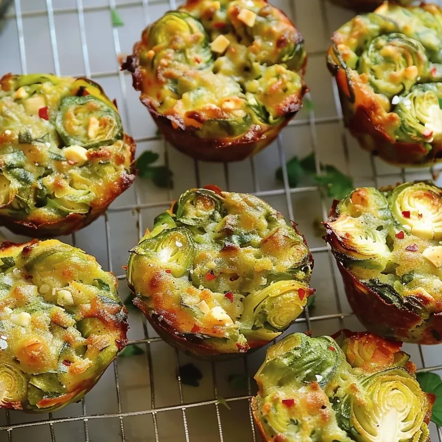 Spiced Brussels Sprouts Muffins