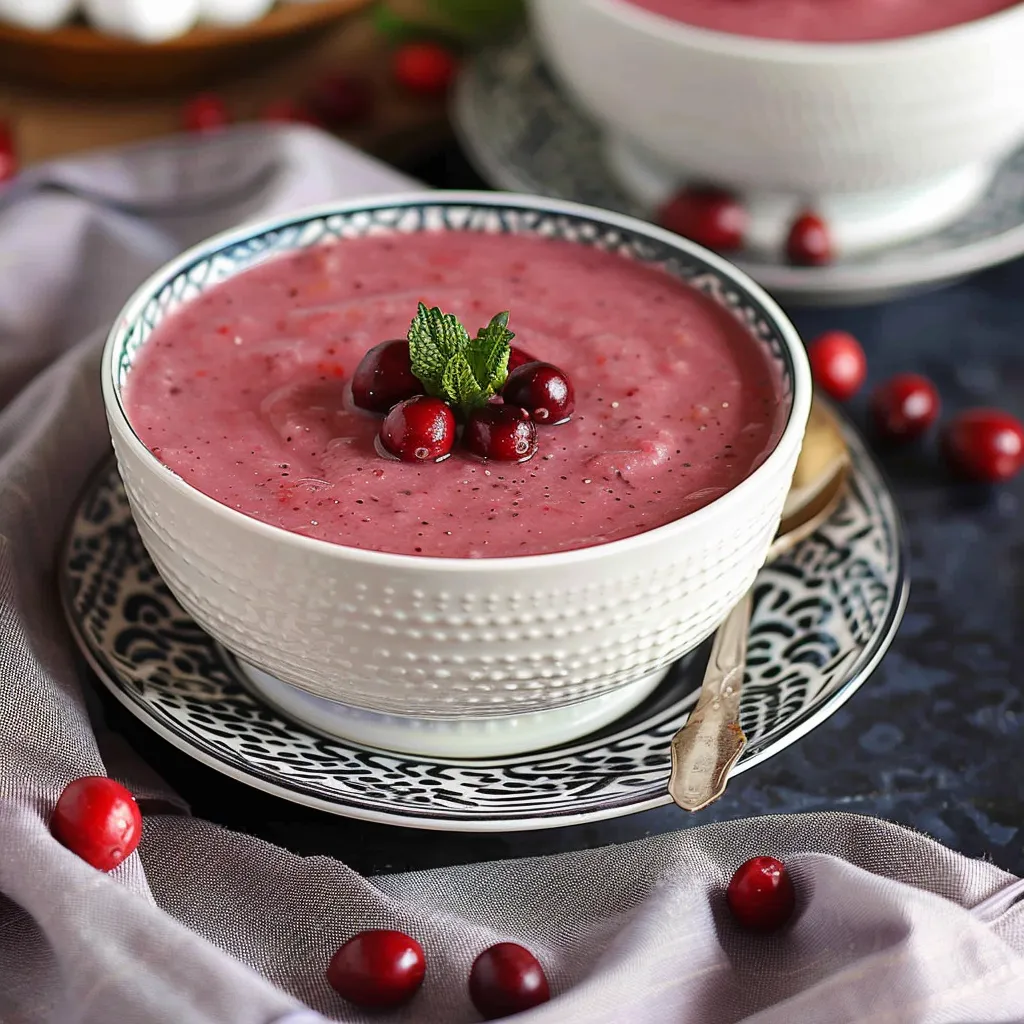 Spiced Cranberry Soup
