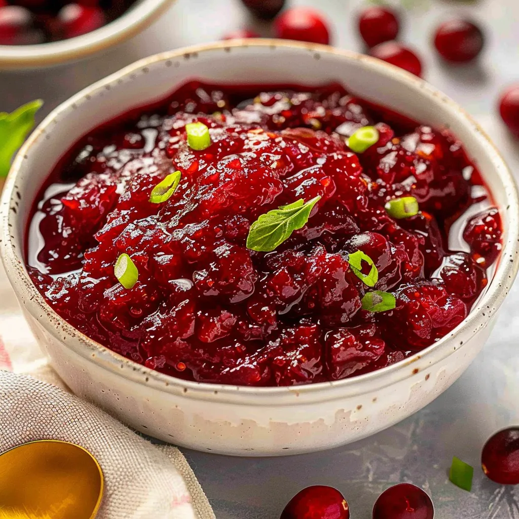 Bold Spicy Cranberry Sauce Recipe Elevate Your Feast