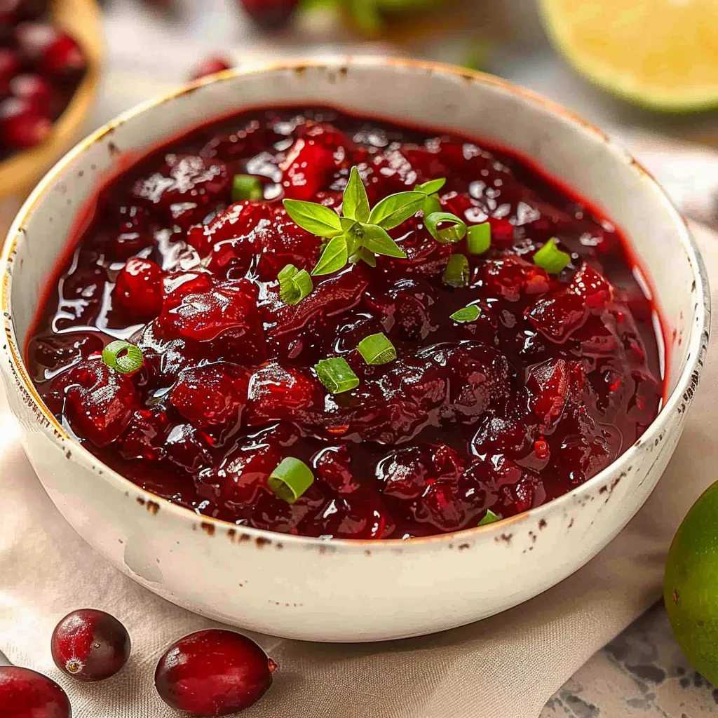 Spicy Cranberry Sauce