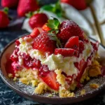 Strawberry Cheesecake Dump Cake
