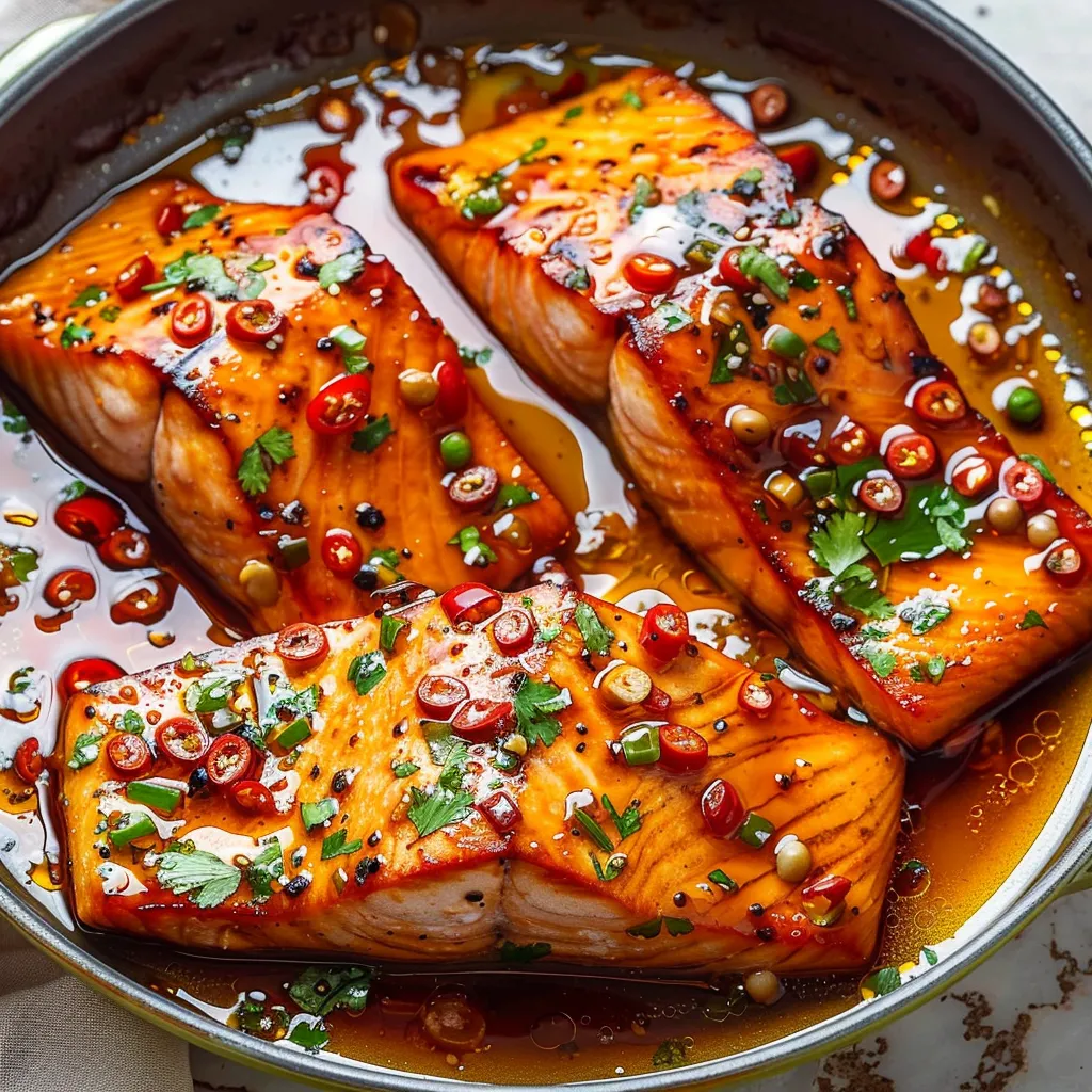 Savory Sweet Chilli Salmon Easy Delicious and Healthy Recipe
