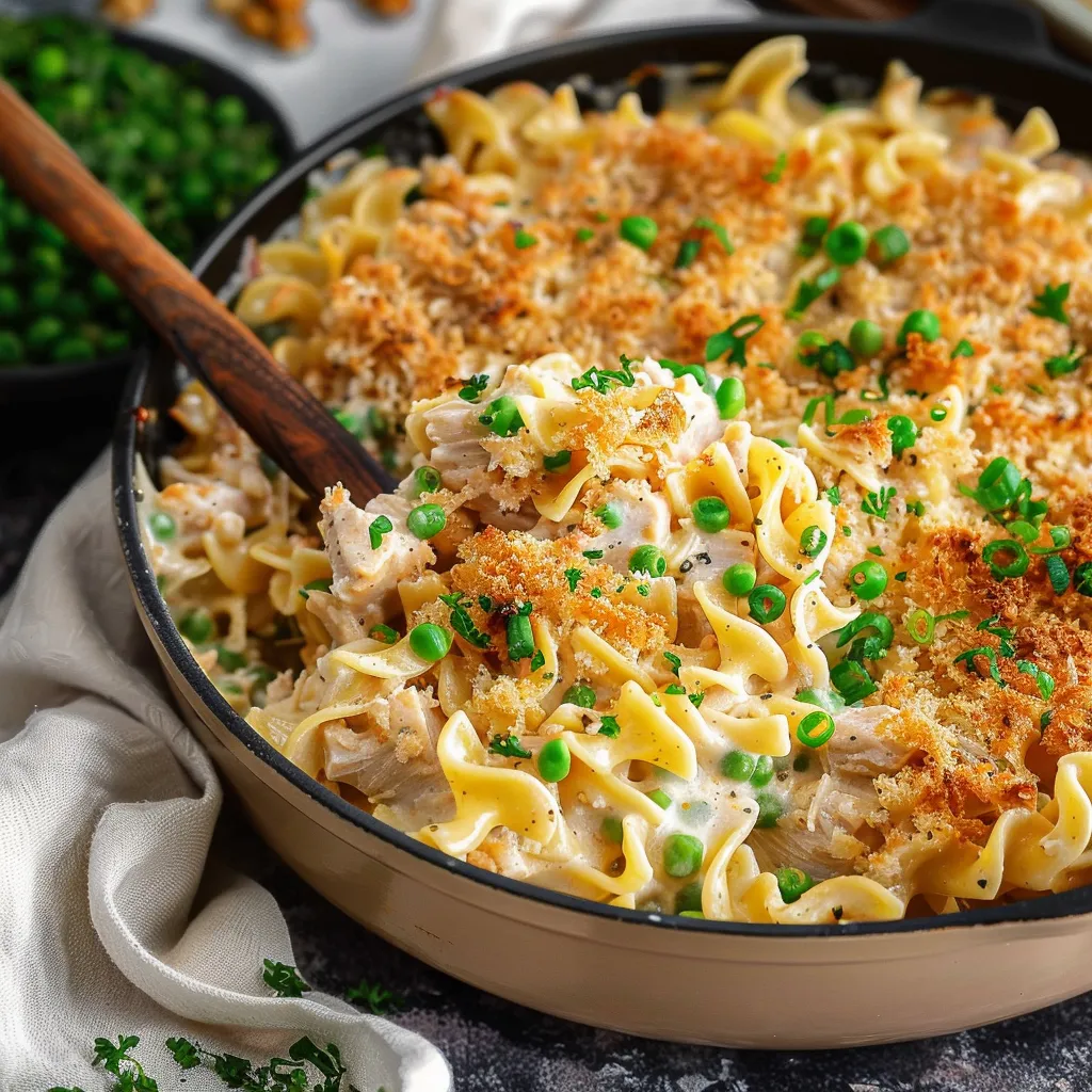Tuna Casserole with Egg Noodles