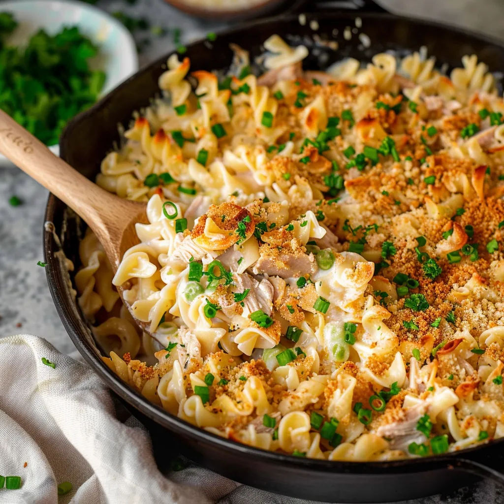 Delicious Tuna Casserole with Egg Noodles Simple Quick