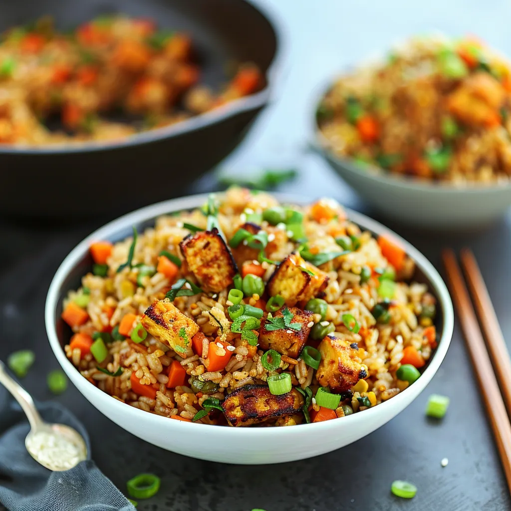 Delicious Vegan Fried Rice Quick Easy Recipe for You
