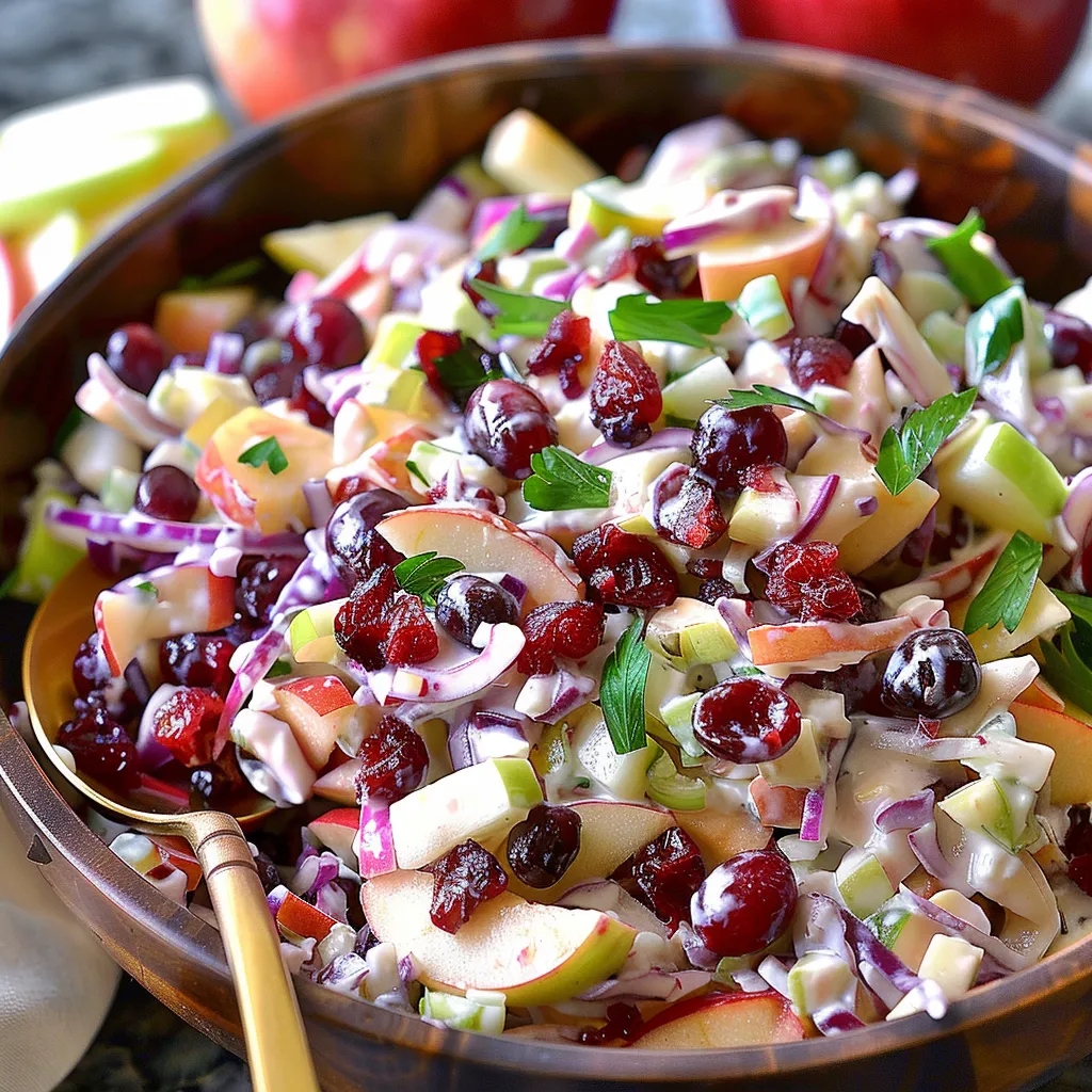cranberry apple slaw