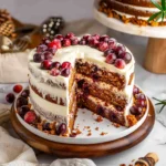 cranberry carrot layer cake