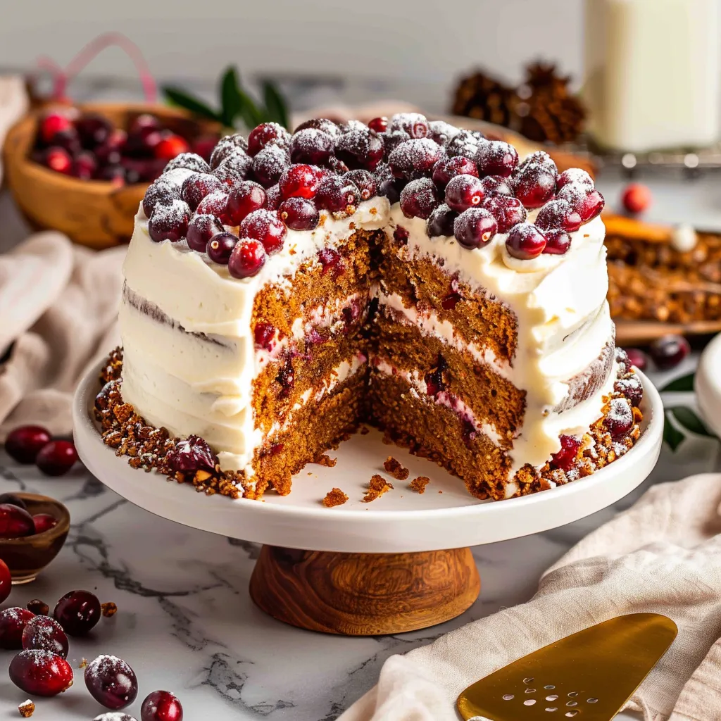 cranberry carrot layer cake