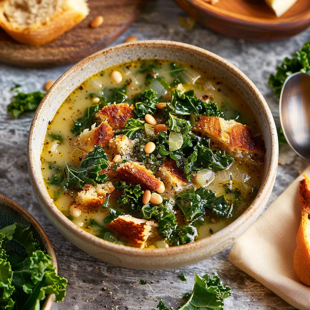 Irresistibly Creamy Kale Soup Nourishing Delicious Recipe